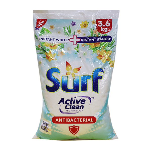 Surf Powder Active Clean Antibacterial 3.6kg