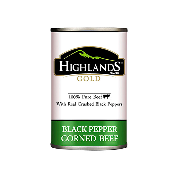 Highlands Gold Black Pepper Corned Beef 150g