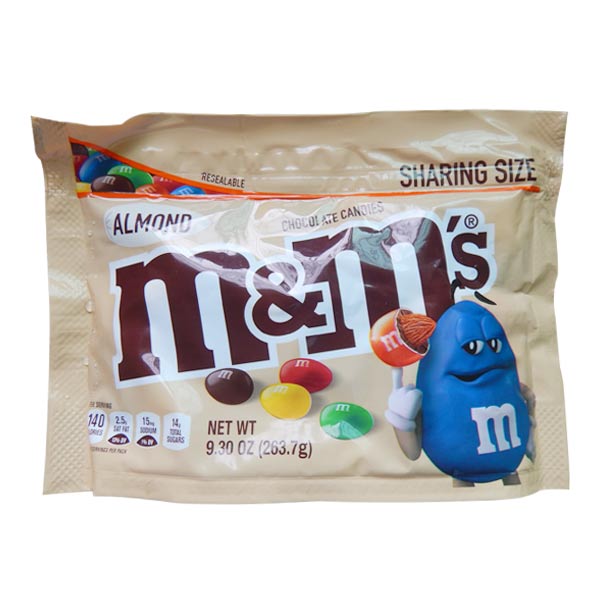 M&M's Almond Chocolate Sharing Size 9.3oz M&M's Almond Chocolate Sharing Size 9.3oz