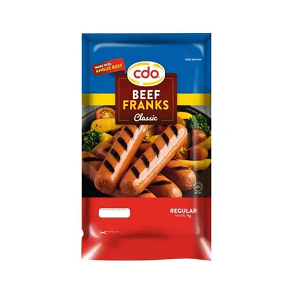 CDO Beef Franks Regular 1kg