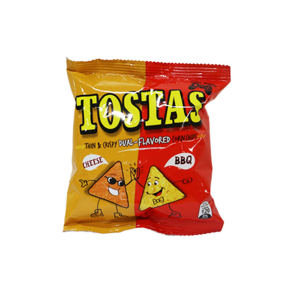Tostas Cheese and BBQ Squad Pack 100g