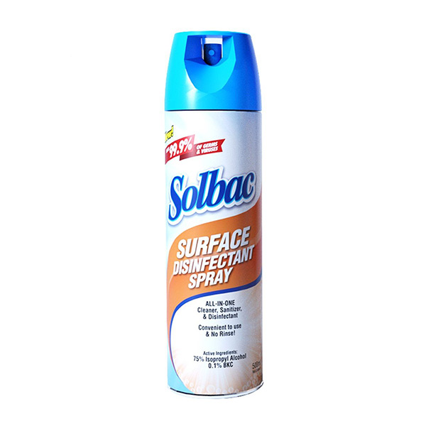Solbac Surface Disinfectant Spray 500ml