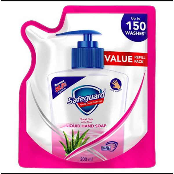 Safeguard Handsoap Pink Pouch 200ml
