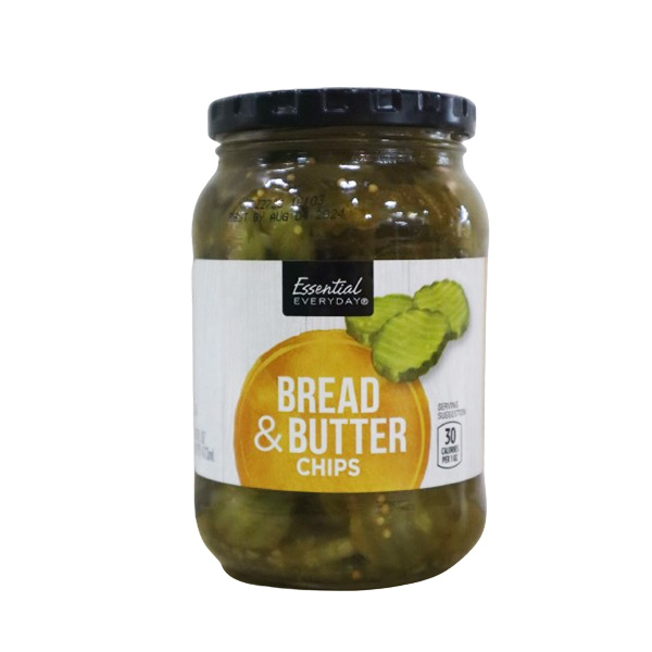Essential Everyday Pickle Bread & Butter Chips 16oz