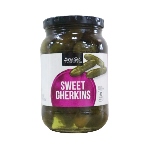 Essential Everyday Pickle Sweet Gherkin 16oz