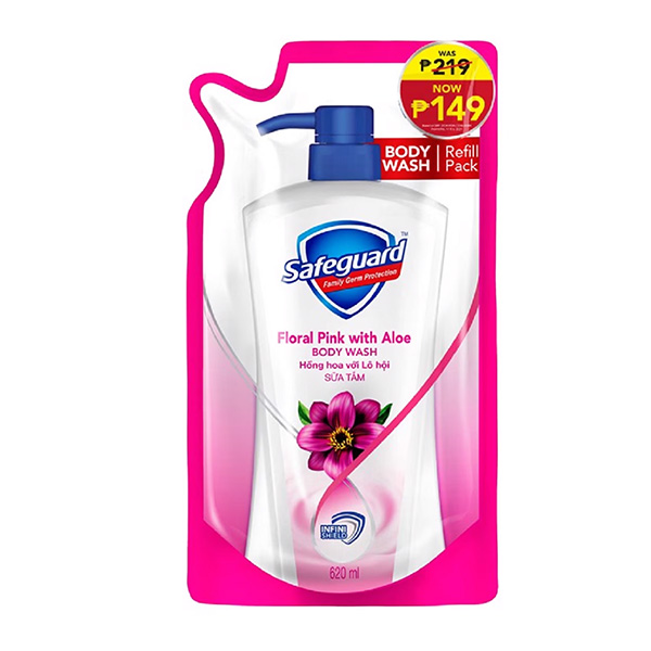 Safeguard Bodywash Pink 620ml Refill