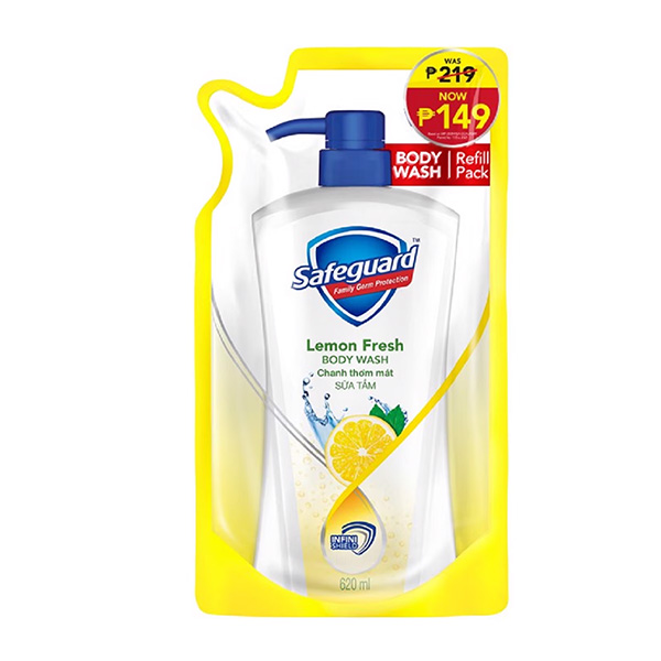Safeguard Bodywash Lemon 620ml Refill