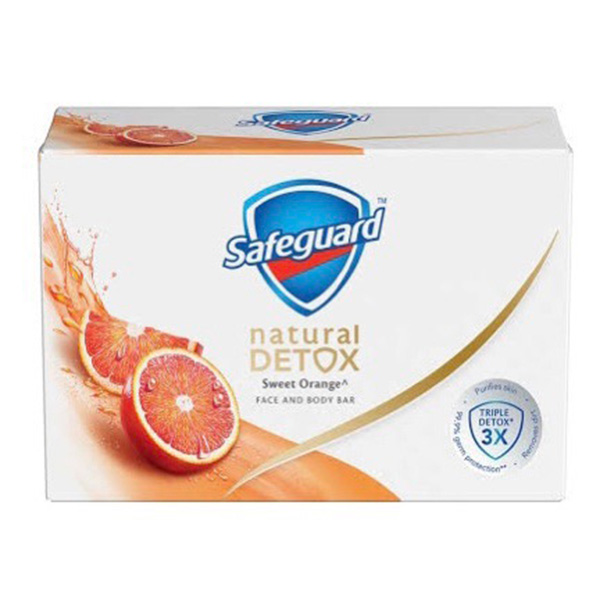 Safeguard Detox Face And Body Bar Sweet Orange 108g