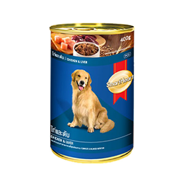 Smartheart Canned Dog Chicken And Liver 400gx24