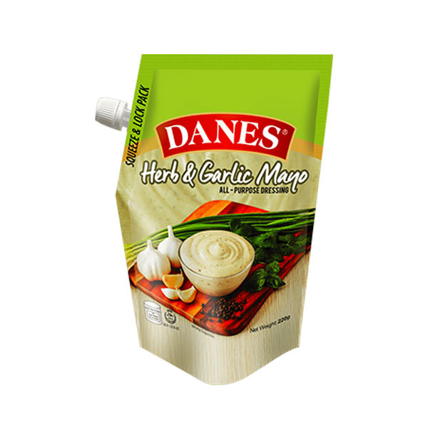 Danes Herb And Garlic Mayo 220g