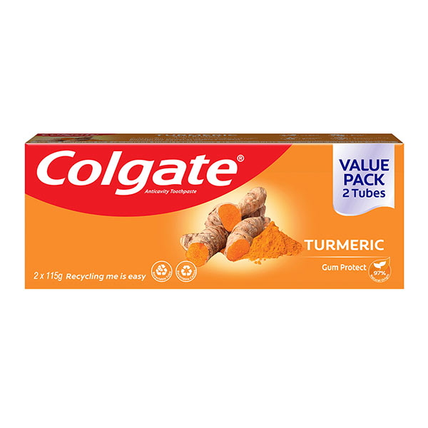 Colgate Turmeric 115g Twin Pack Promo
