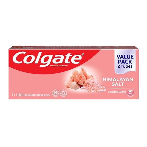 Colgate Himalayan Salt 115g Twin Pack