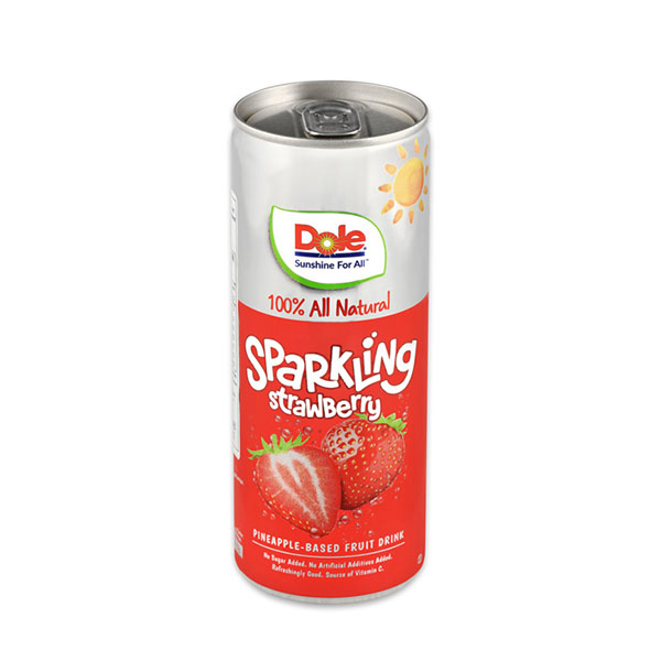 Dole Sparkling Fruit Drink Strawberry 240ml/ 24