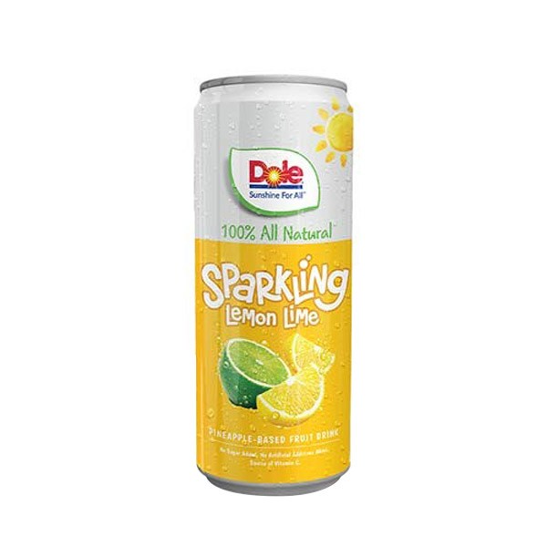 Dole Sparkling Fruit Drink Lemon Lime 240ml/ 24