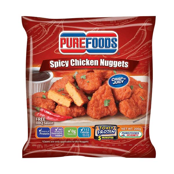 Purefoods Spicy Chicken Nuggets 200g