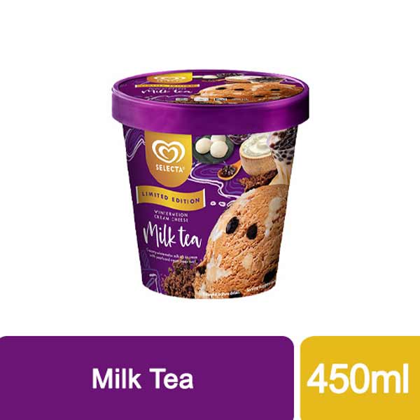 Selecta Wintermelon Cream Cheese Milk Tea Ice Cream 450mL