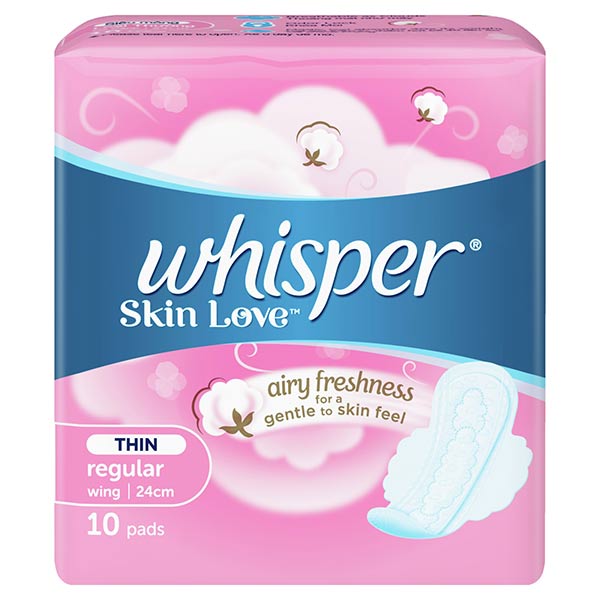 Whisper Skin Love Regular 10S