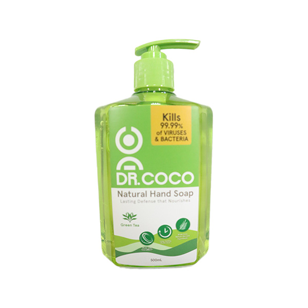 Dr. Coco Natural Hand Wash Soap Green Tea 500ml