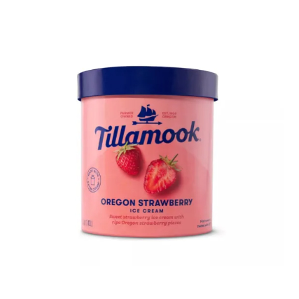 Tillamook Oregon Strawberry Ice Cream 48oz