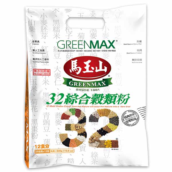 Greenmax 32 Multigrains Cereal 25g (12 Packs)