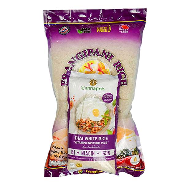 Wonnapob Frangipani Thai White Rice 5kg