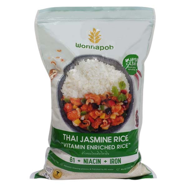 Wonnapob Thai Jasmine Rice 5kg
