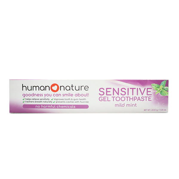 Human Nature Sensitive Gel Toothpaste 200g