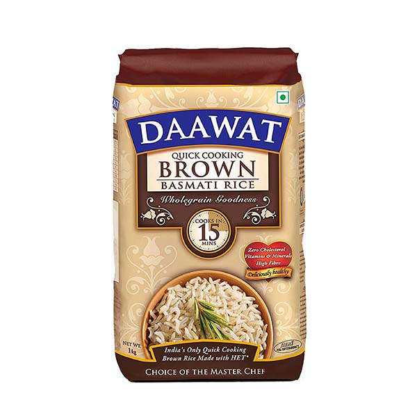 Daawat Brown Basmati Rice 1000g