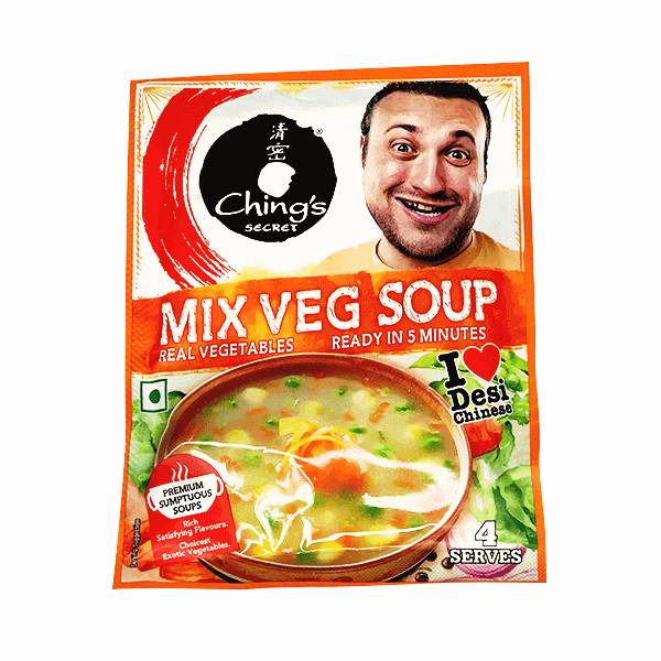 Chings Mixed Veg Soup 55g