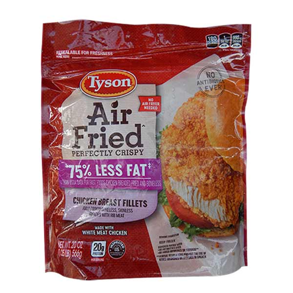 Tyson Air Fried Chicken Breast Fillets 20oz