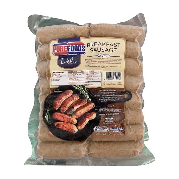 Purefoods Deli Breakfast Sausage 240g