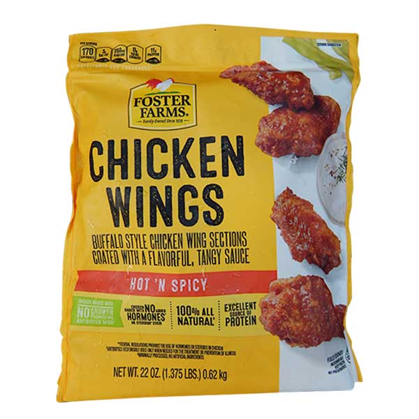 Foster Farms Chicken Wings Hot 'N Spicy 22oz