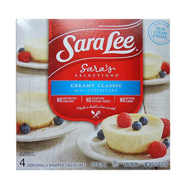 Sara Lee Creamy Classic Mini Cheesecake 11oz