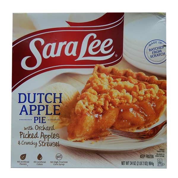 Sara Lee Dutch Apple Pie 34oz