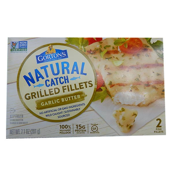 Gorton's Natural Catch Grilled Fillets Garlic Butter 7.1oz