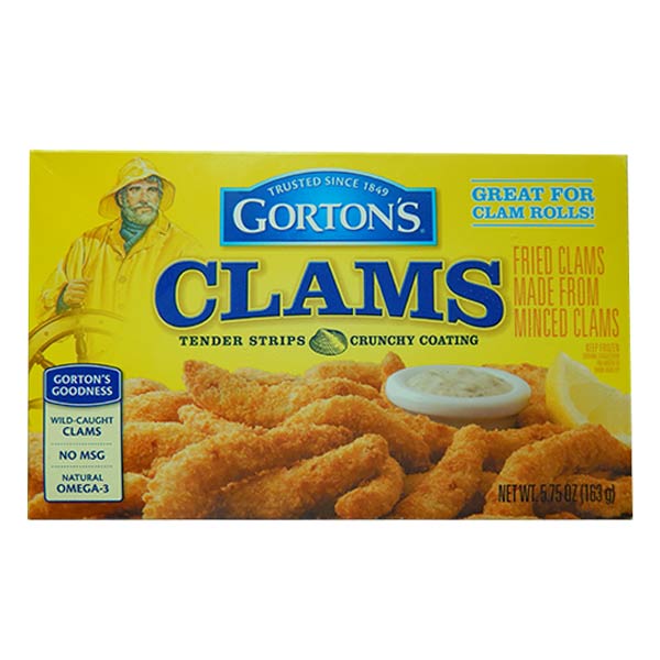 Gorton's Clams Tender Strips Crunchy Coating 5.75oz