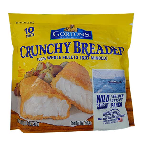 Gorton's Crunchy Breaded Fish Fillets 19oz