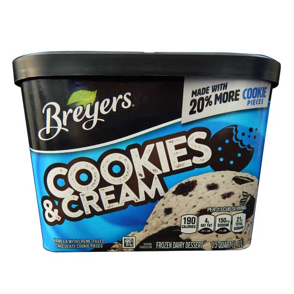 Breyers Oreo Cookies & Cream 48oz