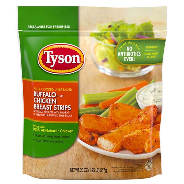 Tyson Buffalo Style Chicken Breast Strips 25oz