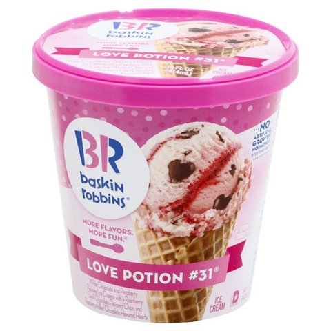 Baskin-Robbins Love Potion #31 Ice Cream 14oz