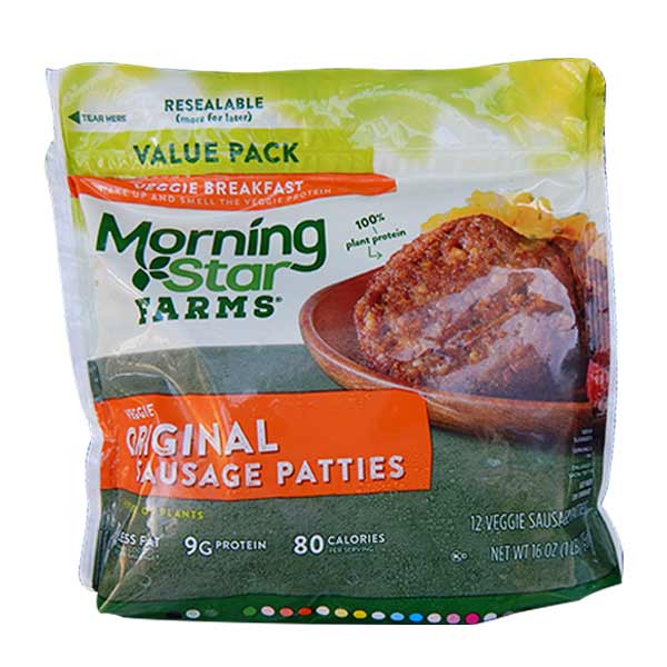 Morning Star Farms Veggie Original Sausage Patties 16oz
