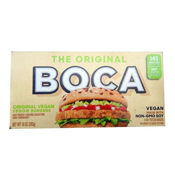 Boca Original Vegan Veggie Burgers 10oz
