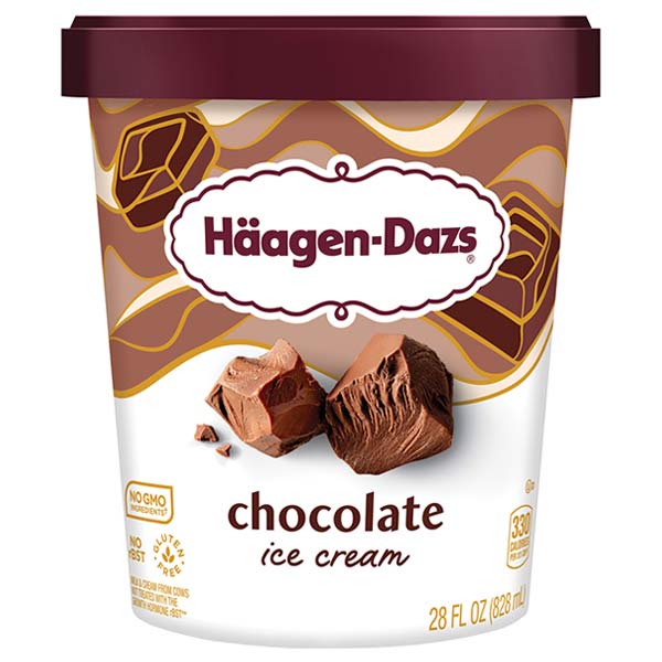 Haagen Dazs Chocolate Ice Cream 28oz