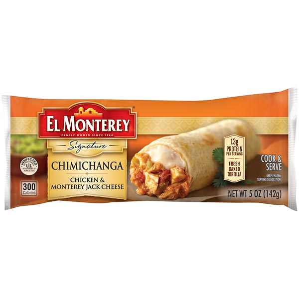 El Monterey Chimichanga Chicken & Monterey Jack Cheese 4.5oz