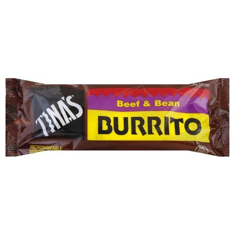 Tina's Beef & Bean Burrito 4oz