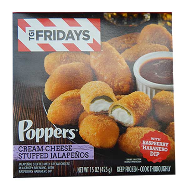 TGI Fridays Poppers Cream Cheese Stuffed Jalapenos 15oz