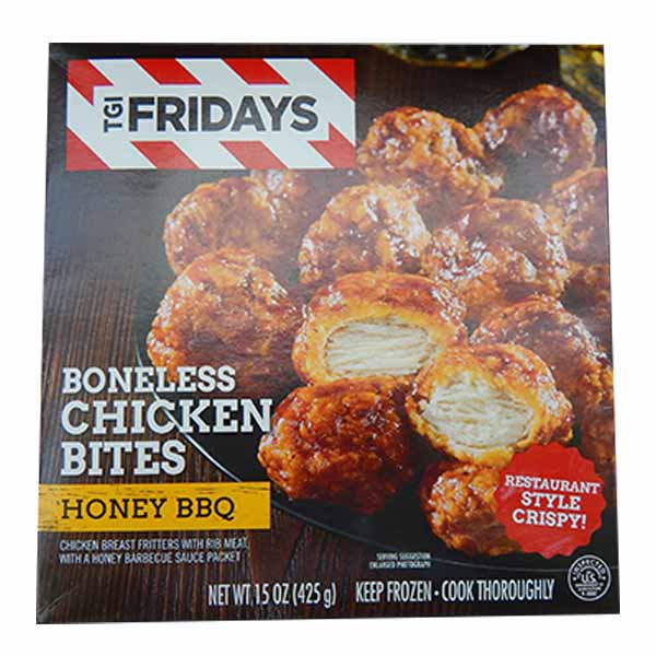 TGI Fridays Boneless Chicken Bites Honey BBQ 15oz