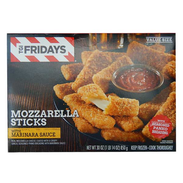 TGI Fridays Mozzarella Sticks With Marinara Sauce Value Size 30oz