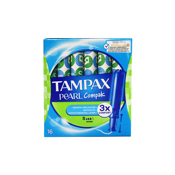 Tampax Pearl Compak 3x Comfort 16 Pads