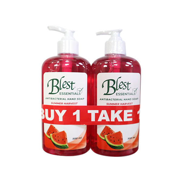 Blest Antibac Hand Soap With Moisturizer Summer Harvest 500ml (Buy 1 Take 1)